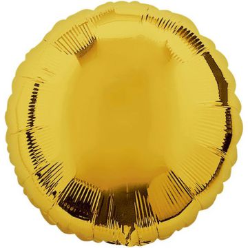 PALLONCINO TONDO ORO 18" PZ.5