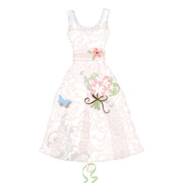 PALLONCINO MATRIMONIO VESTITO SPOSA PZ.1