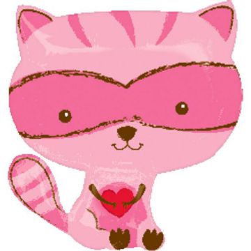 PALLONCINI GATTO MASCHERINA LOVE PZ.1
