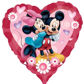 PALLONCINO TOPOLINO E MINNIE CUORE PZ.1