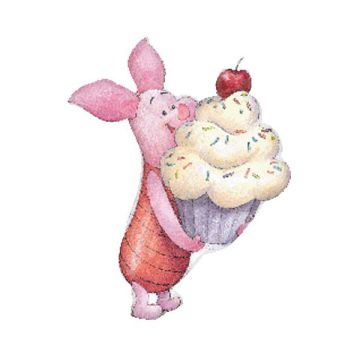PALLONCINI PIGLET CON TORTA PZ.1
