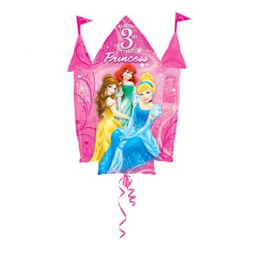PALLONCINI PRINCIPESSE 3 COMPLEANNO PZ.1