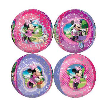 Palloncini Minnie Mouse Orbz Pz.1 Mylar 3d Cm.38 X Cm.40