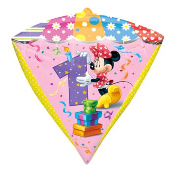 PALLONCINI MINNIE 1° COMPLEANNO PZ.1
