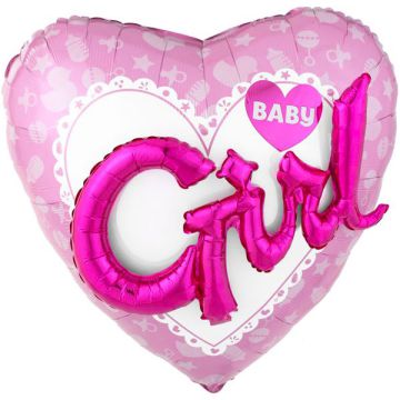 PALLONCINI CUORE BABY BAMBINA PZ.1