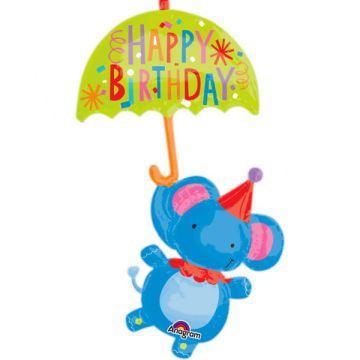 PALLONCINI ELEFANTE COMPLEANNO PZ.1