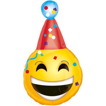 PALLONCINI COMPLEANNO EMOTICONS PZ.1