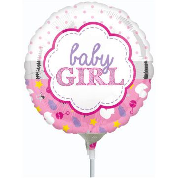 PALLONCINI NASCITA BAMBINA PZ.5