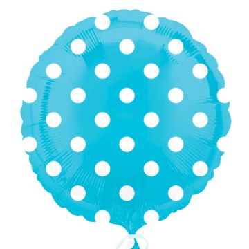 PALLONCINO DOTS AZZURRO PZ.1