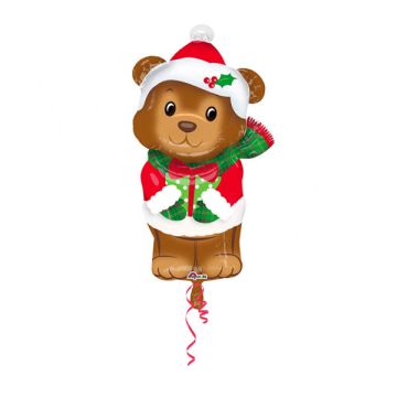 PALLONCINO ORSETTO NATALE PZ.1