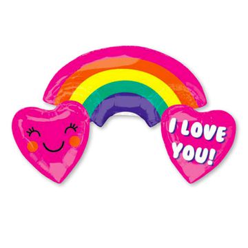 PALLONCINI ARCOBALENO I LOVE YOU PZ.1