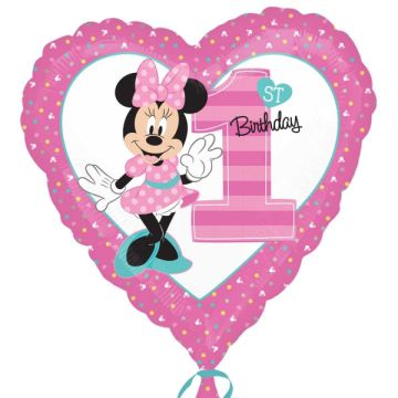 PALLONCINO MINNIE 1° COMPLEANNO PZ.1