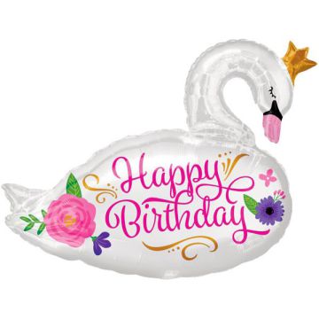 PALLONCINO CIGNO COMPLEANNO PZ.1
