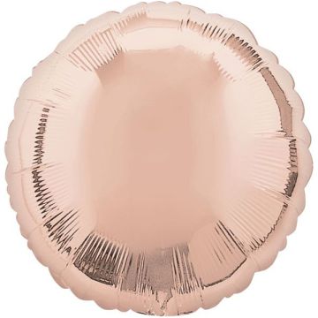 PALLONCINO TONDO ROSE GOLD 17" PZ.5