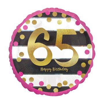 PALLONCINO 65° COMPLEANNO MILESTONE PZ.1