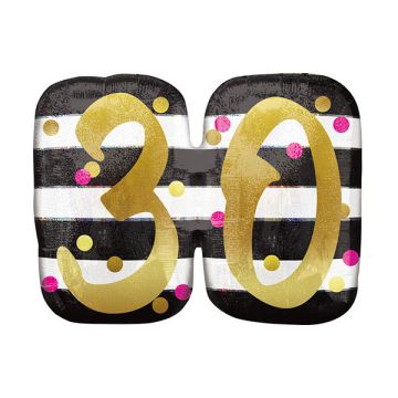 PALLONCINO 30° COMPLEANNO MILESTONE PZ.1