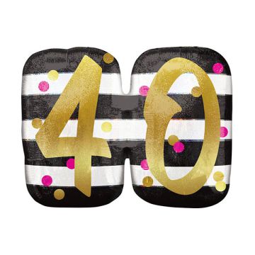 PALLONCINO 40° COMPLEANNO MILESTONE PZ.1