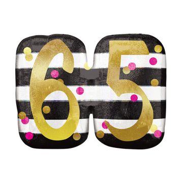 PALLONCINO 65° COMPLEANNO MILESTONE PZ.