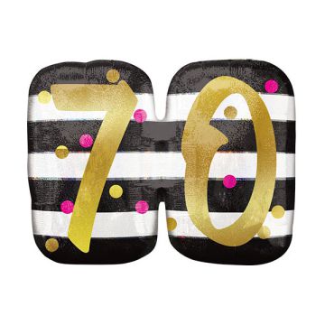 PALLONCINO 70° COMPLEANNO MILESTONE PZ.