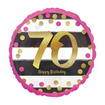 PALLONCINO 70° COMPLEANNO MILESTONE PZ.1