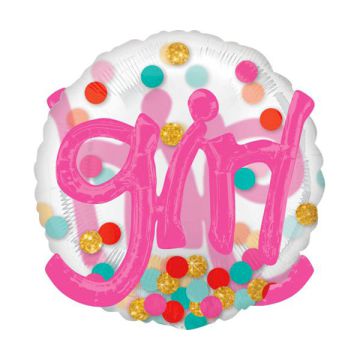 PALLONCINO CONFETTI DOTS GIRL PZ.1