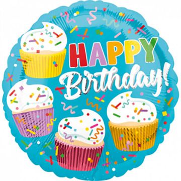 Palloncino Cupcake Birthday Pz.1