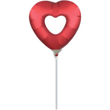 PALLONCINI SATIN CUORE APERTO PZ.5