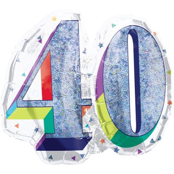 PALLONCINO ECCO IL 40° COMPLEANNO PZ.1