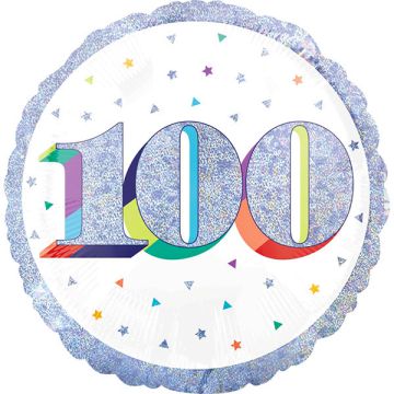 PALLONCINO ECCO IL 100° COMPLEANNO PZ.1