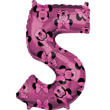 PALLONCINO MINNIE 5° COMPLEANNO PZ 1