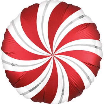 Palloncino Caramella Spirale Rossa Pz.1