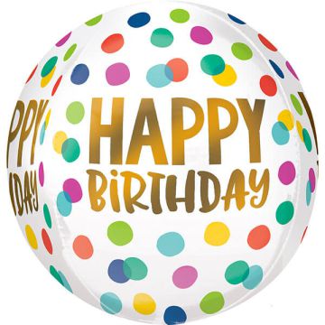 Palloncino compleanno dots orbz pz.1
