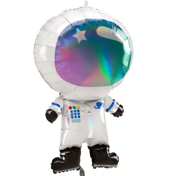 Palloncino astronauta iridescente  pz.1