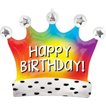 PALLONCINO CORONA BUON COMPLEANNO PZ.1