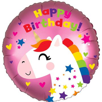 PALLONCINI BUON COMPLEANNO UNICORNO PZ.1