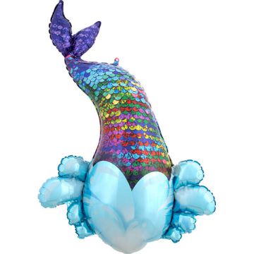 Palloncino coda della sirena pz.1
