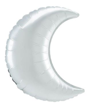 Palloncino Luna Bianco Satinato (25"") Pz.3