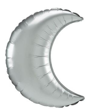 Palloncino Luna Silver Satinato (25"") Pz.3