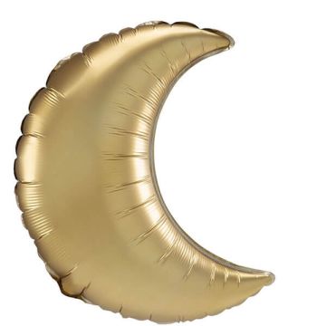 Palloncino Luna Oro Satinato (35"") Pz.3