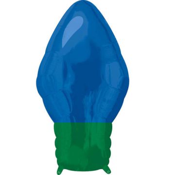 Palloncino Luce Di Natale Blu Pz.1