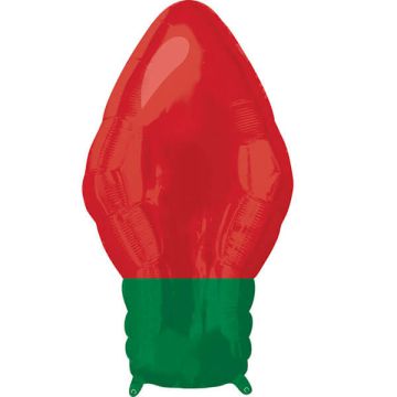 Palloncino Luce Di Natale Rossa Pz.1