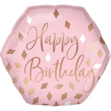 PALLONCINI COMPLEANNO ROSE GOLD PZ.1
