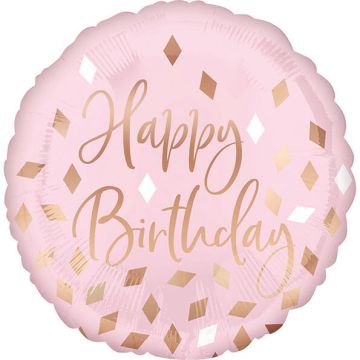 PALLONCINO BLUSH ROSE GOLD BIRTHDAY PZ.1
