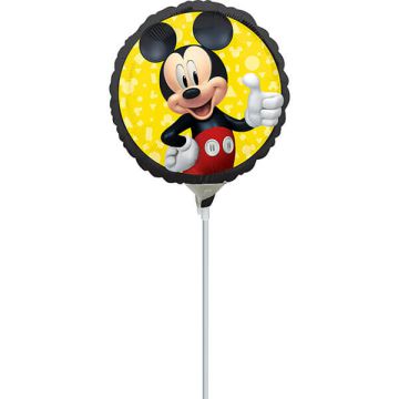 Palloncino Topolino Pz.5 Mylar Mini 9" Cm.23 Da Saldare Esclusa Bacchetta 9"Â/23cm W X 9"Â/23cm H