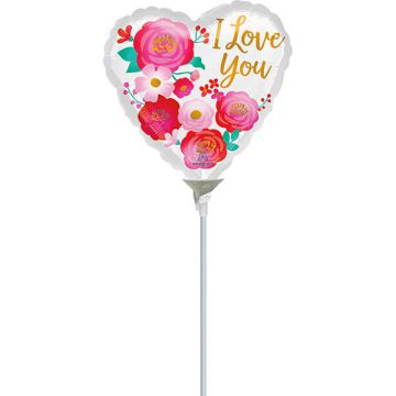 Palloncino amore floreale pz.5
