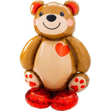 Palloncino grande orso coccolo pz.1 air loonz