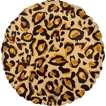 Palloncini Leopardo Pz.1 Mylar Tondo 18"/45cm W X 18"/45cm H