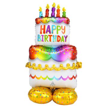 PALLONCINO TORTA COMPLEANNO PZ.1