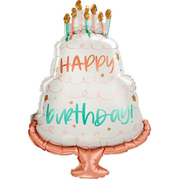 Palloncino Torta Di Compleanno Pz.1