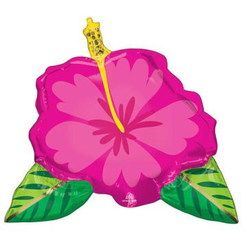 Palloncino fiore hibiscus tropicale pz.1